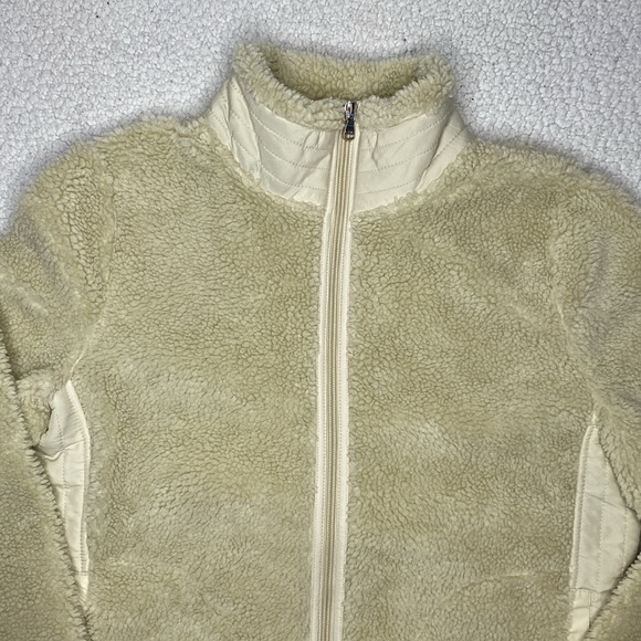 R-RL Lauren Active Cream Sherpa Jacket: Size Medium - Picture 3 of 13